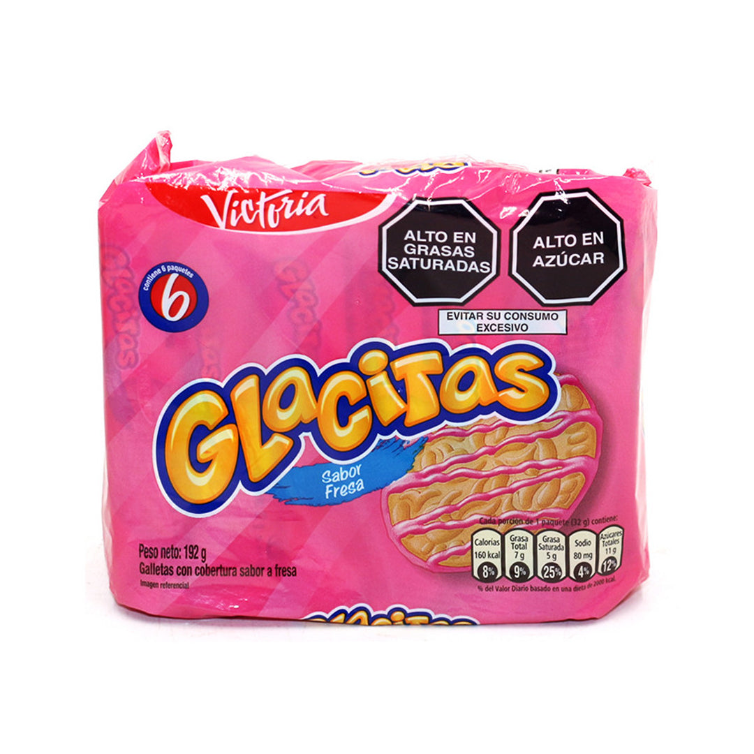 Victoria Glacitas Galletas sabor a Fresa