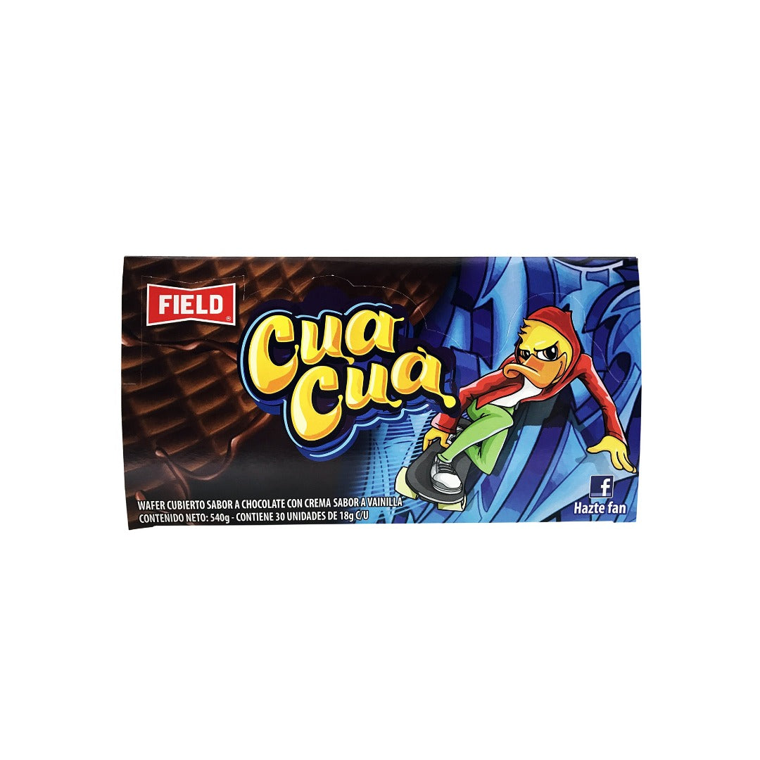 Field CuaCua Wafer Covered Chocolate Flavor 540 gr.