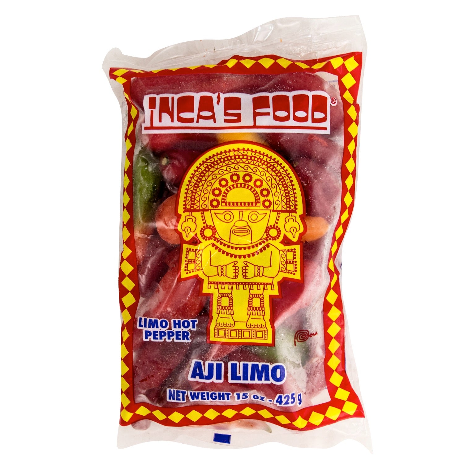 Inca's Food Aji Limo - Frozen Mixed Hot Peppers 15 oz.