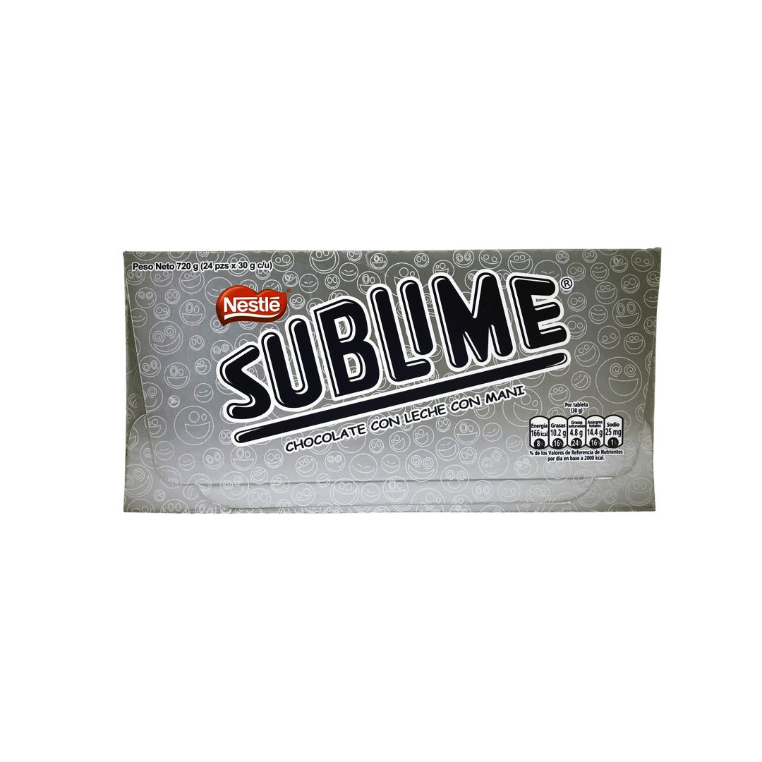 Nestle Sublime Milk Chocolate and Peanuts 720 gr.
