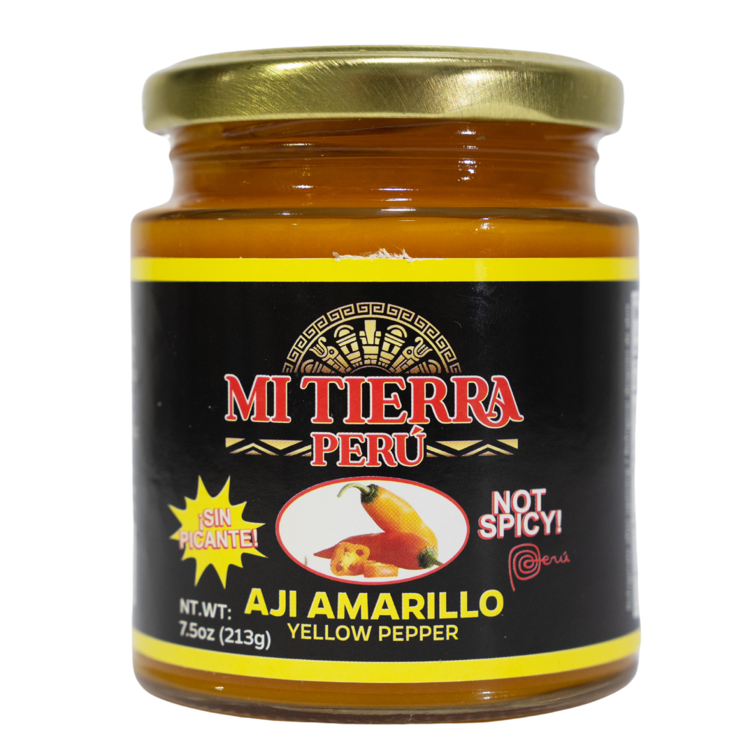 Mi Tierra Peru Aji Amarillo Yellow Pepper Non Spicy Sin Picante x 7.5 oz
