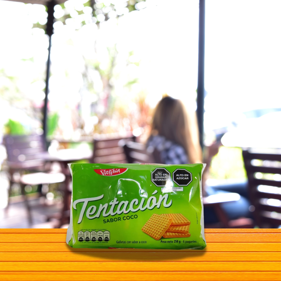Galletas Victoria Tentación Coco Paquete de 6 – Galleta Tentación – 258g