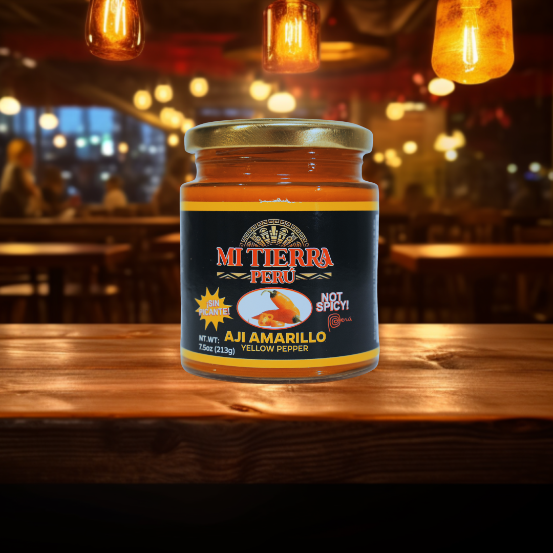 Mi Tierra Peru Aji Amarillo Yellow Pepper Non Spicy Sin Picante x 7.5 oz