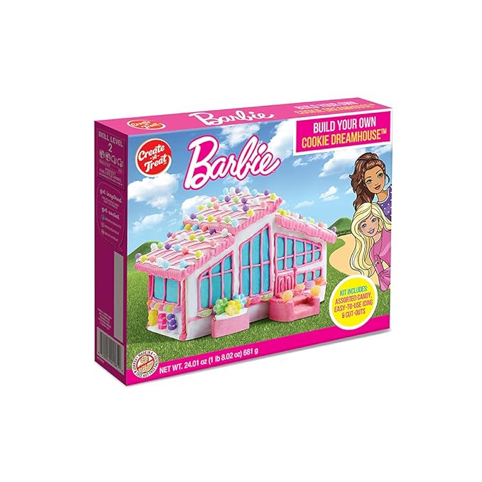 Crea un regalo Barbie Construye tu propio kit Dreamhouse de galletas x 24 oz.