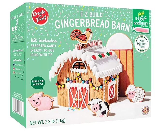 Gingerbread Barn Cookie Kit