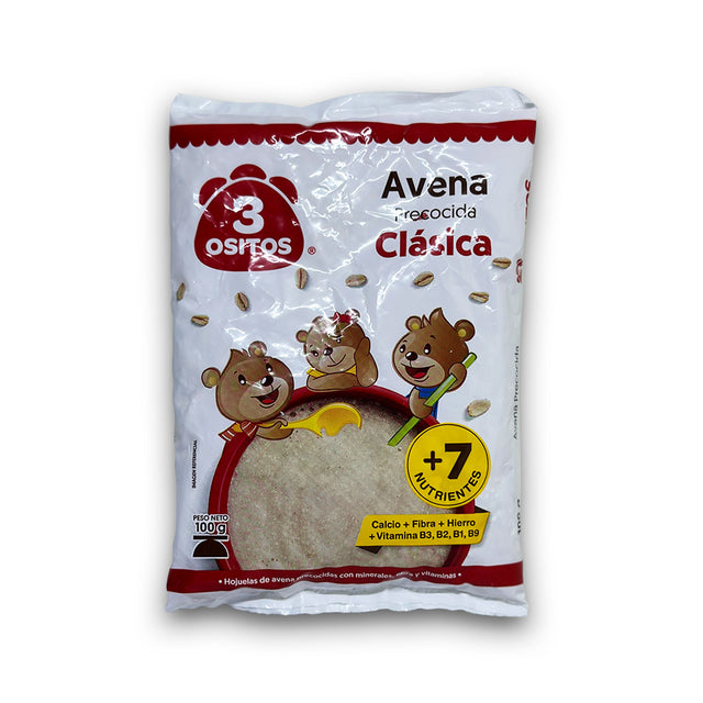 3 Ositos Avena Precocida Clasica x 100 gr.