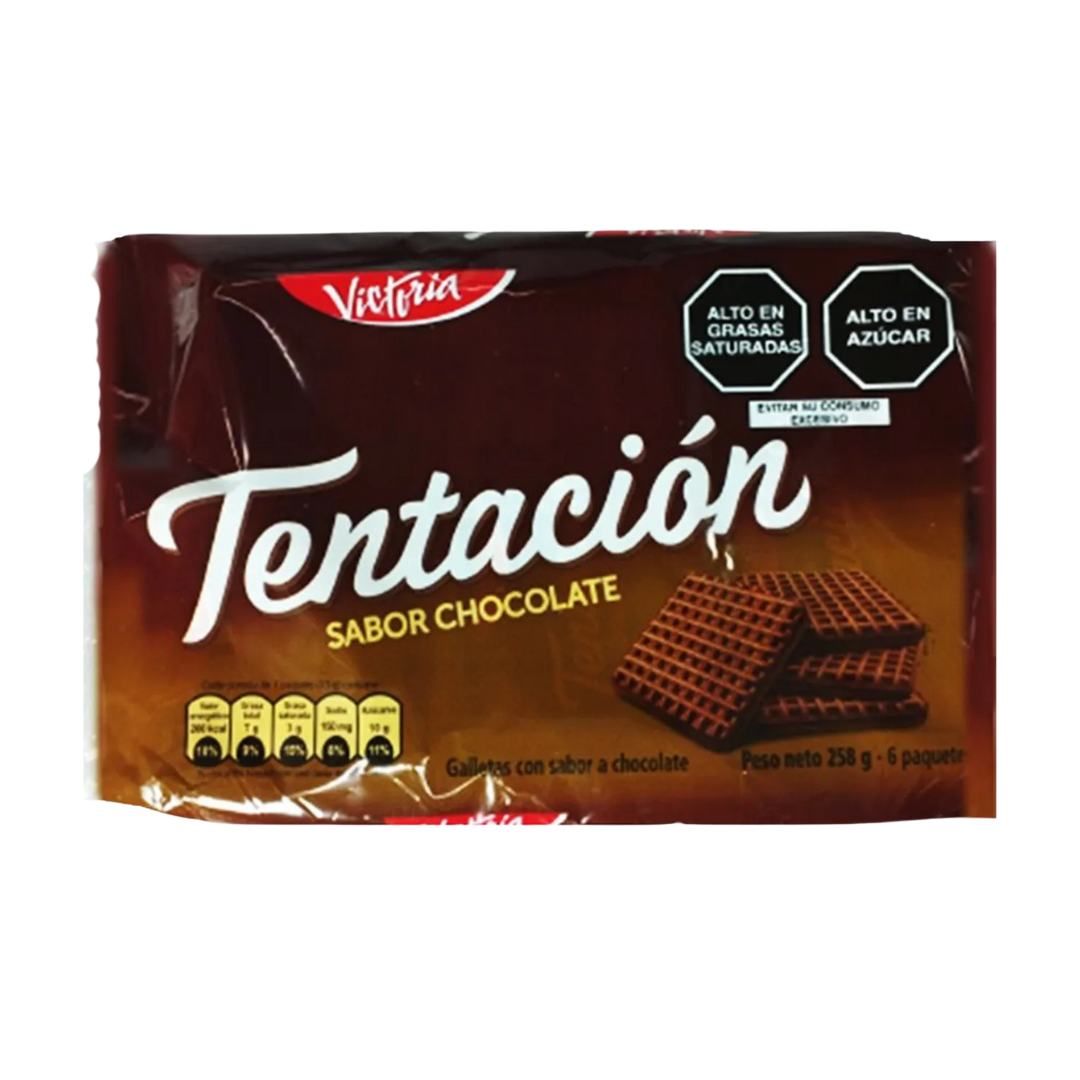 Galletas de Chocolate Victoria Tentación - Galleta Tentación 6 Pack x 258 gr.