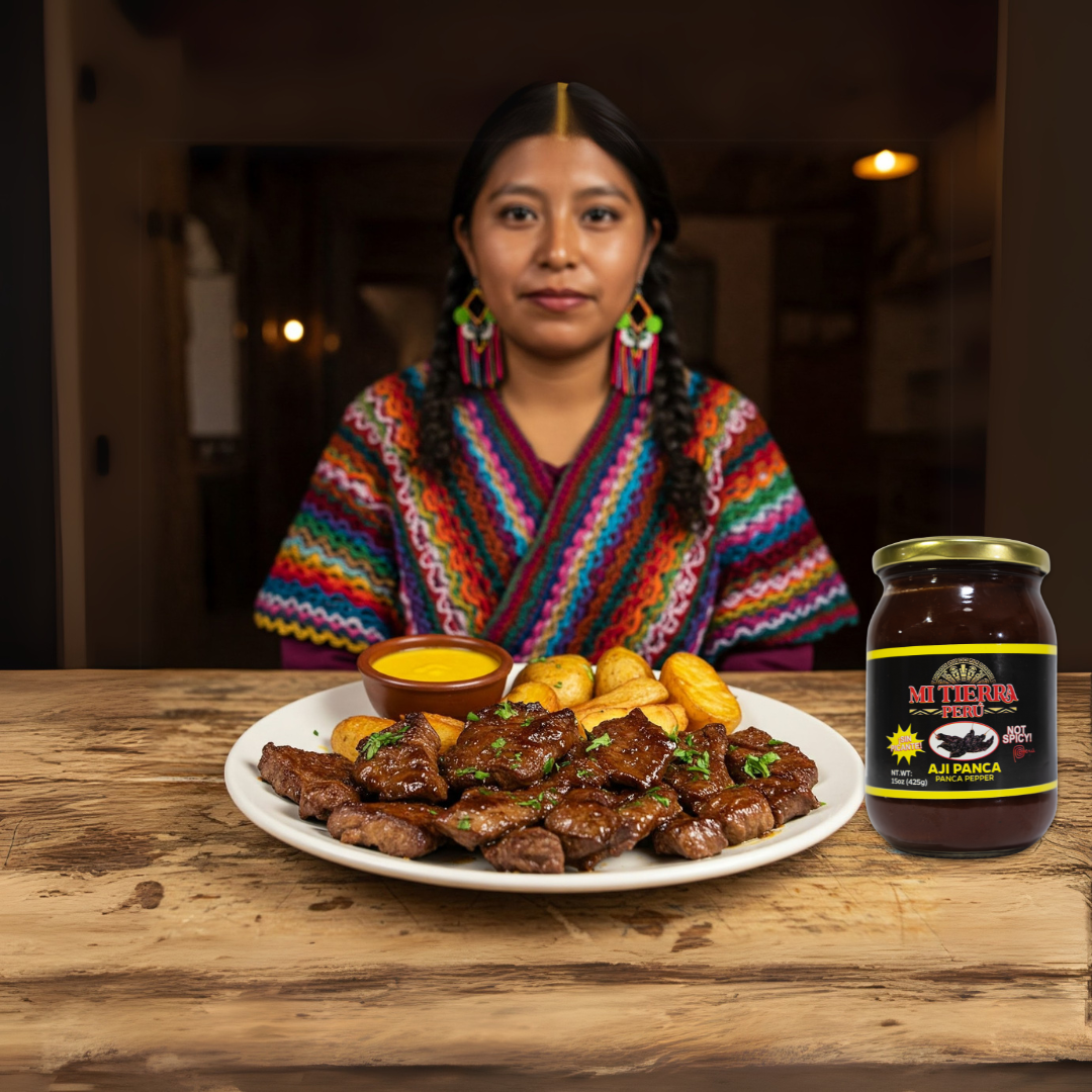 Mi Tierra Peru Aji Panca Pepper Non Spicy Sin Picante x 15 oz