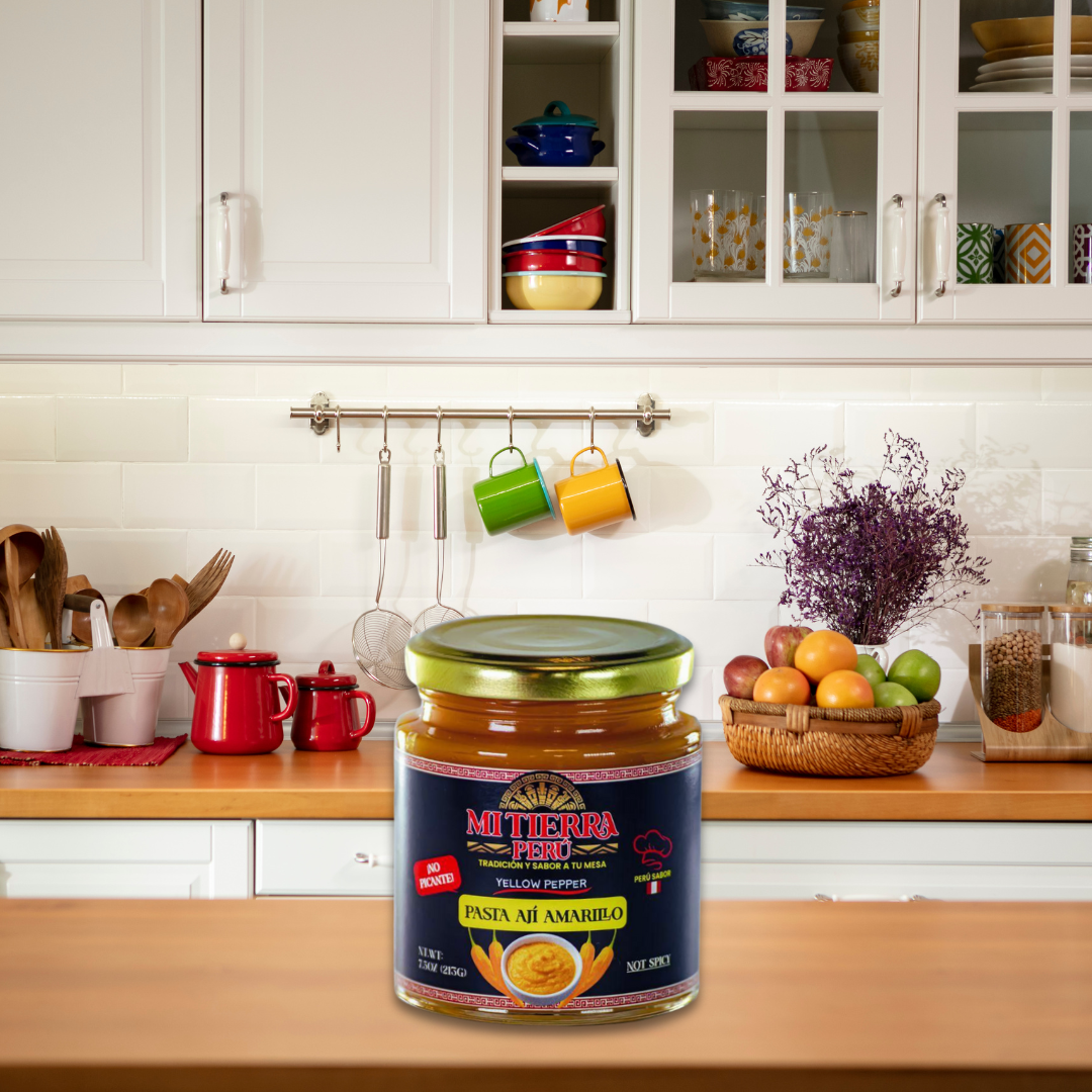 Mi Tierra Perú Ají Amarillo Pimiento Amarillo No Picante Sin Picante x 7.5 oz