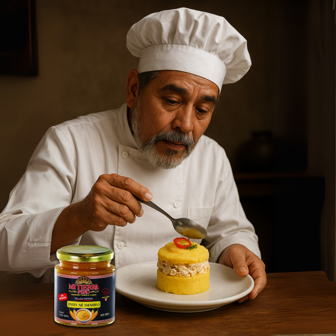 Mi Tierra Perú Ají Amarillo Pimiento Amarillo No Picante Sin Picante x 7.5 oz