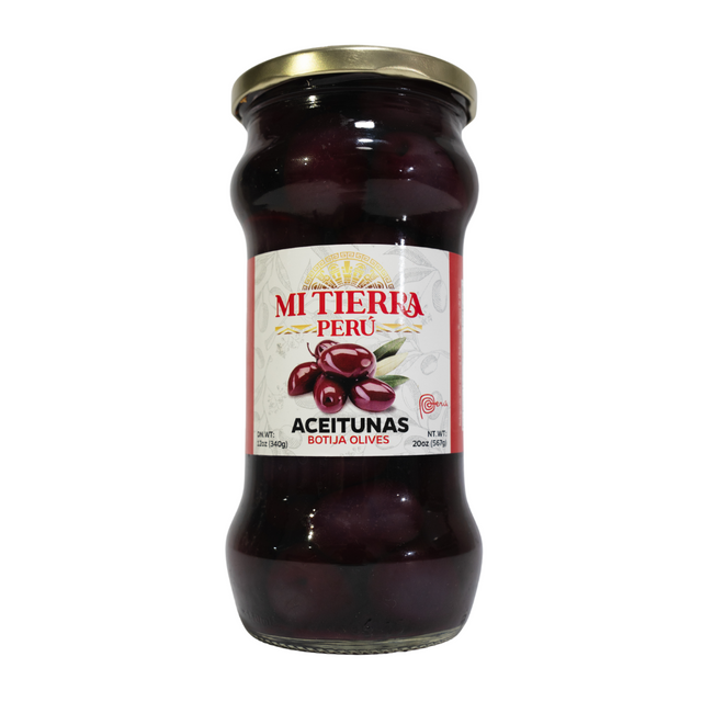 Mi Tierra Peru Aceitunas Botija Olives x 20 oz.