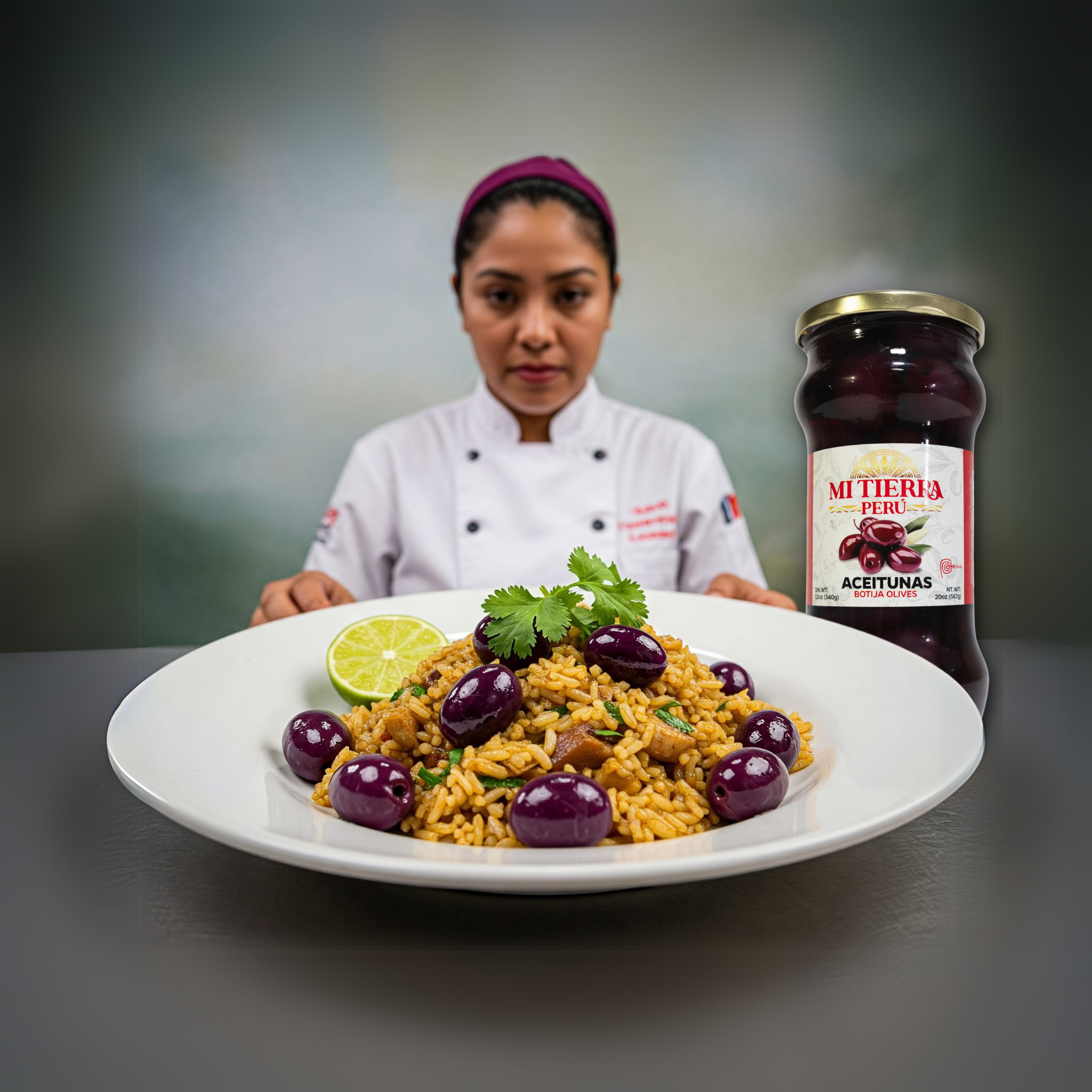 Mi Tierra Peru Aceitunas Botija Olives x 20 oz.
