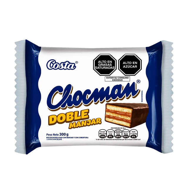 Costa Chocman Biscocho Doble Manjar