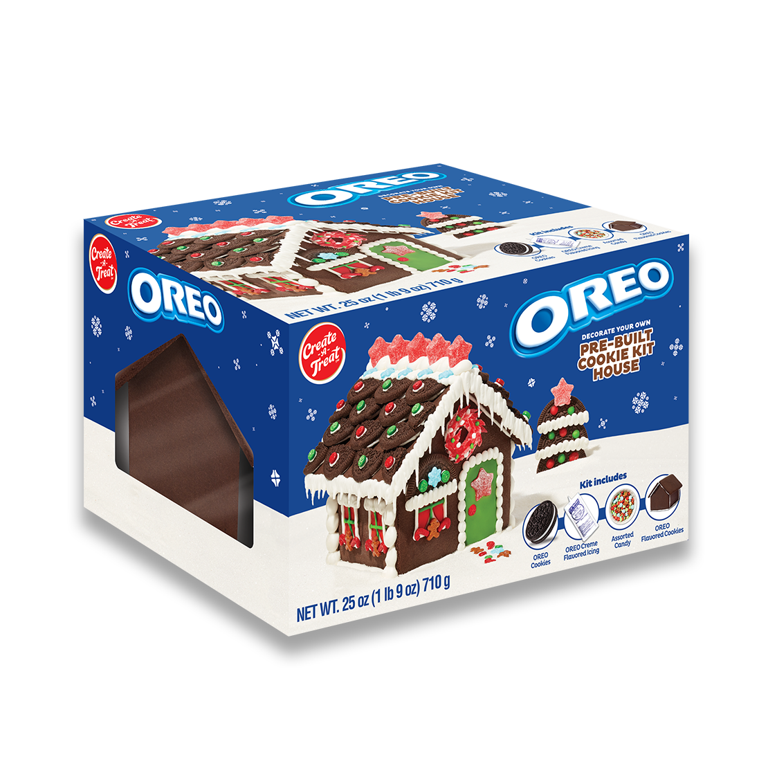 Create A Treat Oreo Decorate Your Own Pre-built Cookie Kit House x 25 oz.