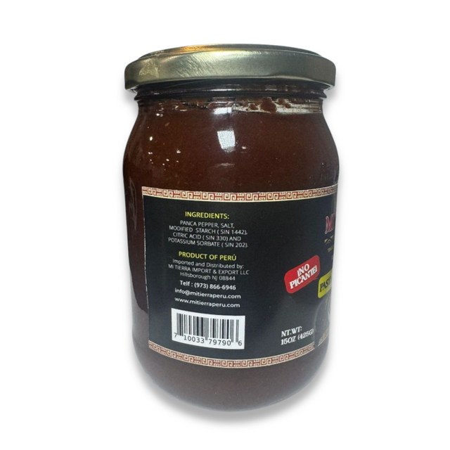 Mi Tierra Peru Aji Panca Pepper Non Picante Sin Picante x 15 oz