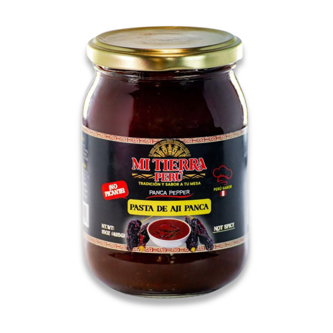 Mi Tierra Peru Aji Panca Pepper Non Picante Sin Picante x 15 oz