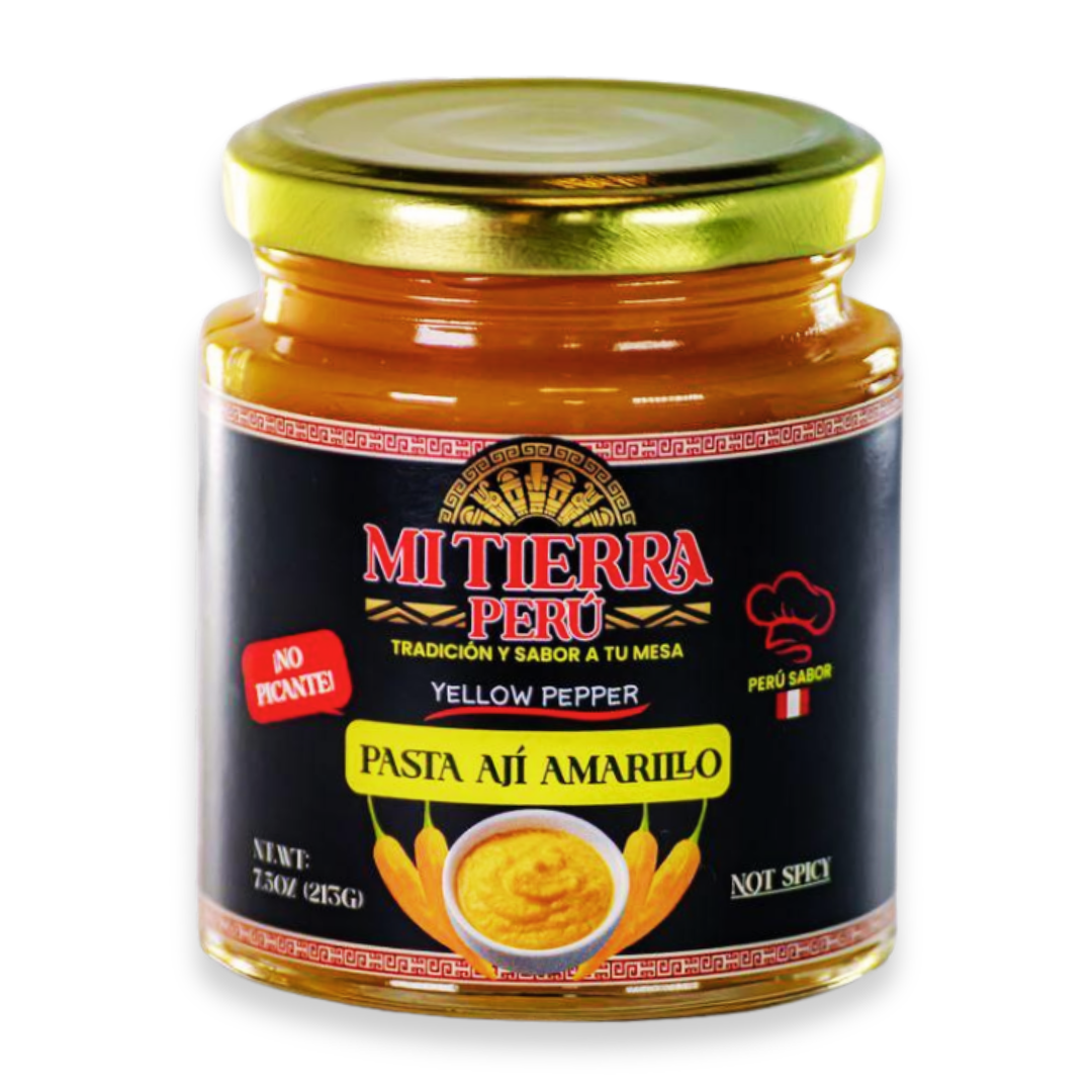 Jar of Mi Tierra Peru Yellow Pepper Pasta A¡ Amarillo 7.5 oz.