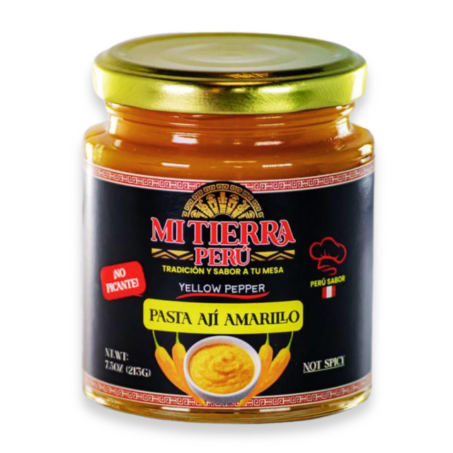 Jar of Mi Tierra Peru Yellow Pepper Pasta A¡ Amarillo 7.5 oz.