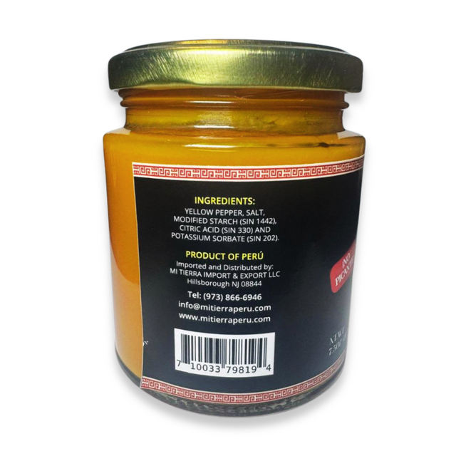 Jar of Mi Tierra Peru Yellow Pepper Pasta A¡ Amarillo 7.5 oz.