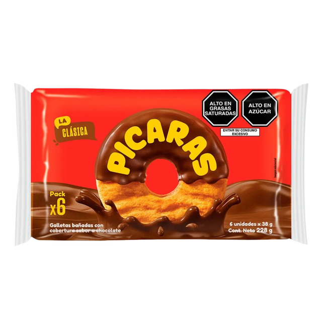 Galletas Picaras La Clásica Pack 6 x 228 gr.