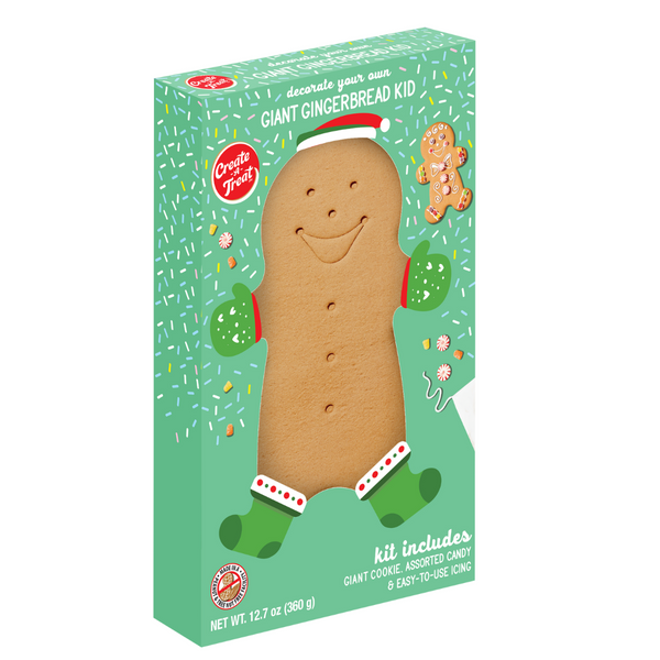 Create A Treat Giant Gingerbread Man Cookie Kit X 127 Oz Kosmos Peru 9310