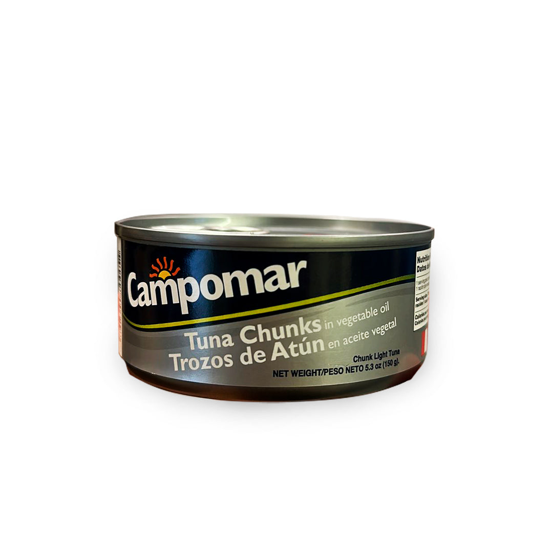 Campomar Trozos de Atún Tuna Chunks in Vegetable Oil x 150 gr.