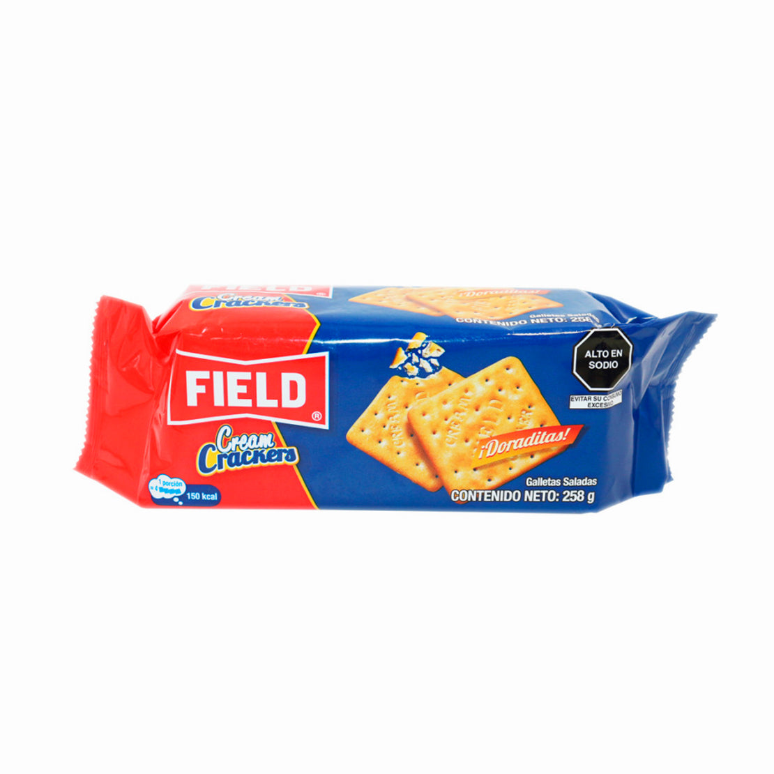 Field Cream Crackers Doraditas Galletas Saladas x 258 gr. - Kosmos
