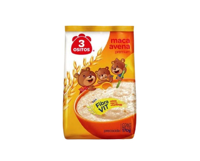 3 Ositos Maca Avena x 170 gr.