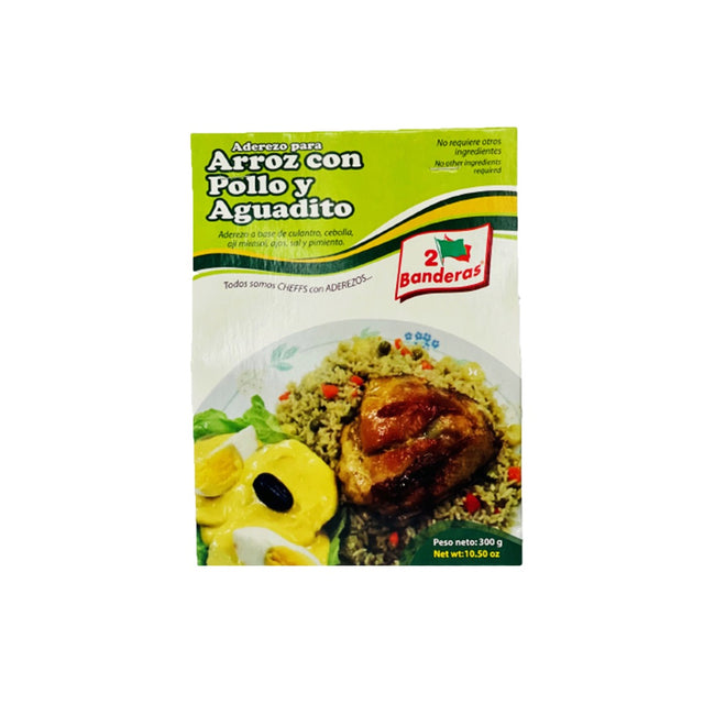 2 Banderas Aderezo para Arroz con Pollo y Aguadito