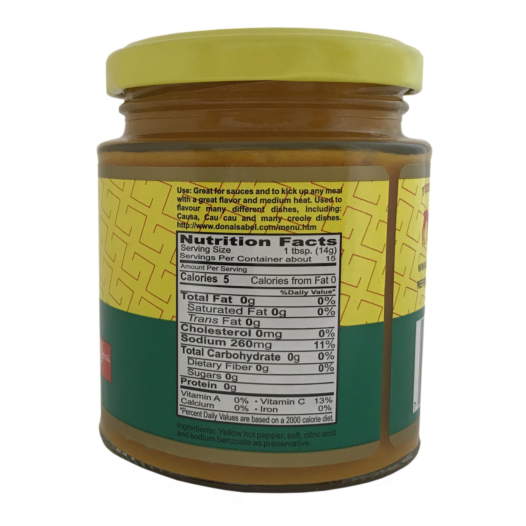 Doña Isabel Yellow Hot Pepper Paste 