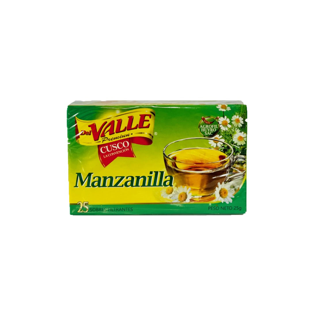 Del Valle Manzanilla 25 Unid. x 25gr.