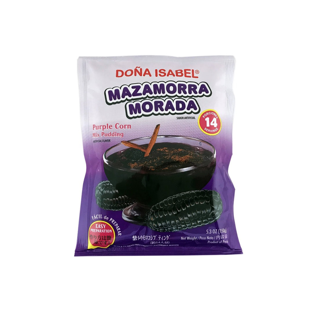 Dona Isabel Mazamorra Morada Mix - Pudín de mezcla de maíz morado 5.3 oz.