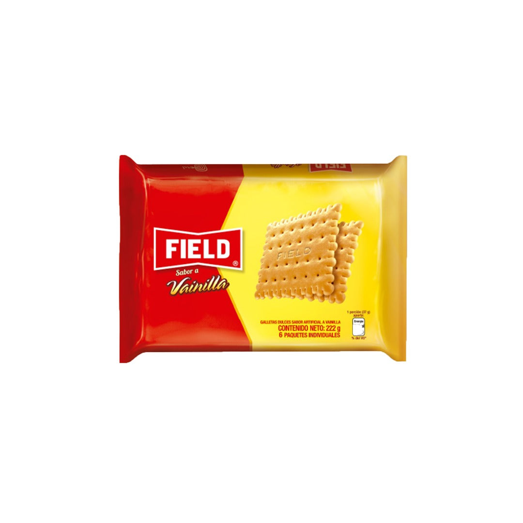 Field Galletas Vainilla 6 Pack x 222 gr.