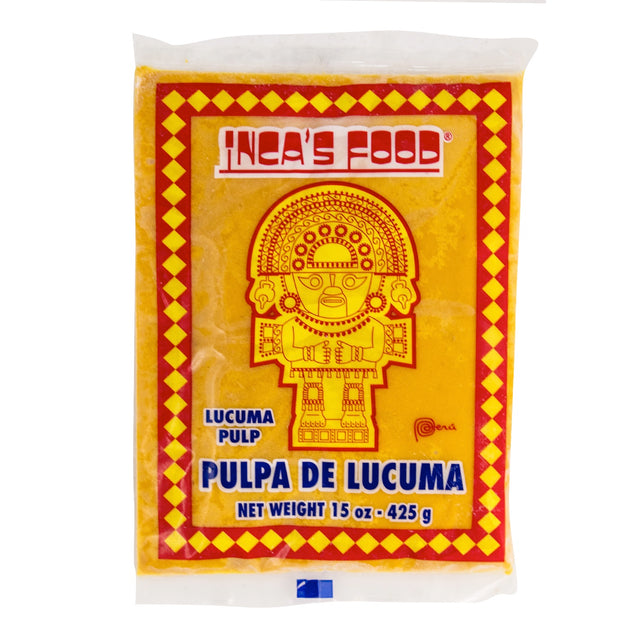 Inca's Food Pulpa De Lucuma - Pulpa de lúcuma congelada 15 oz.