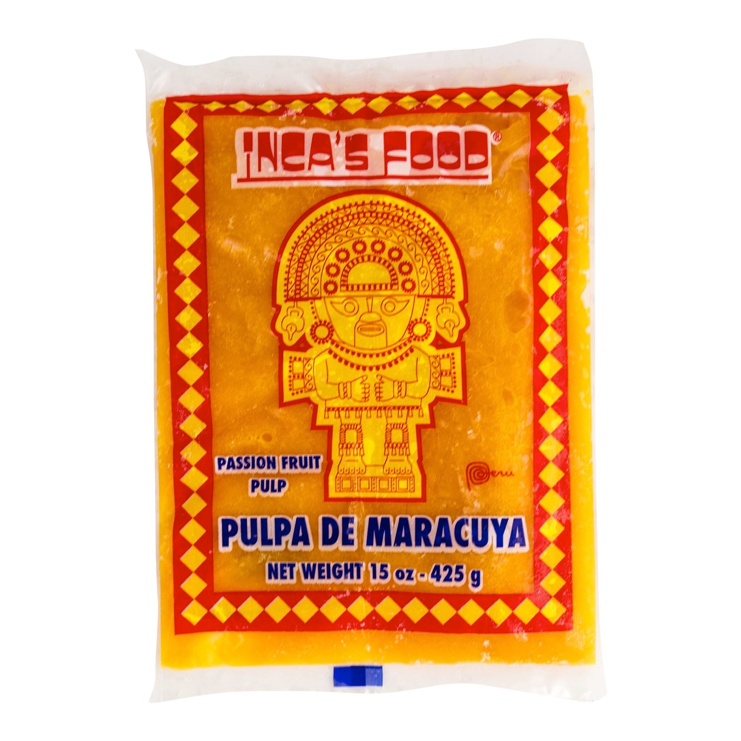 Inca's Food Pulpa De Maracuya - Frozen Passion Fruit Pulp 15 oz