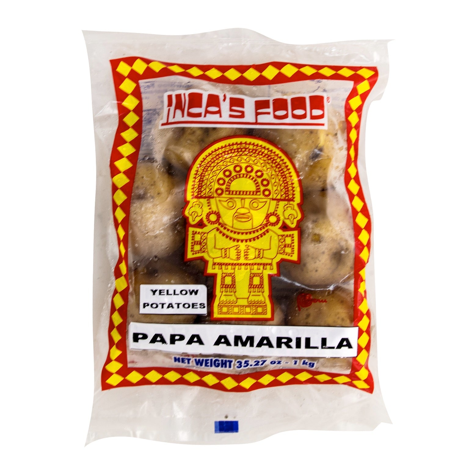 Inca's Food Papa Amarilla con Cascara - Patata amarilla congelada con piel 15 oz.