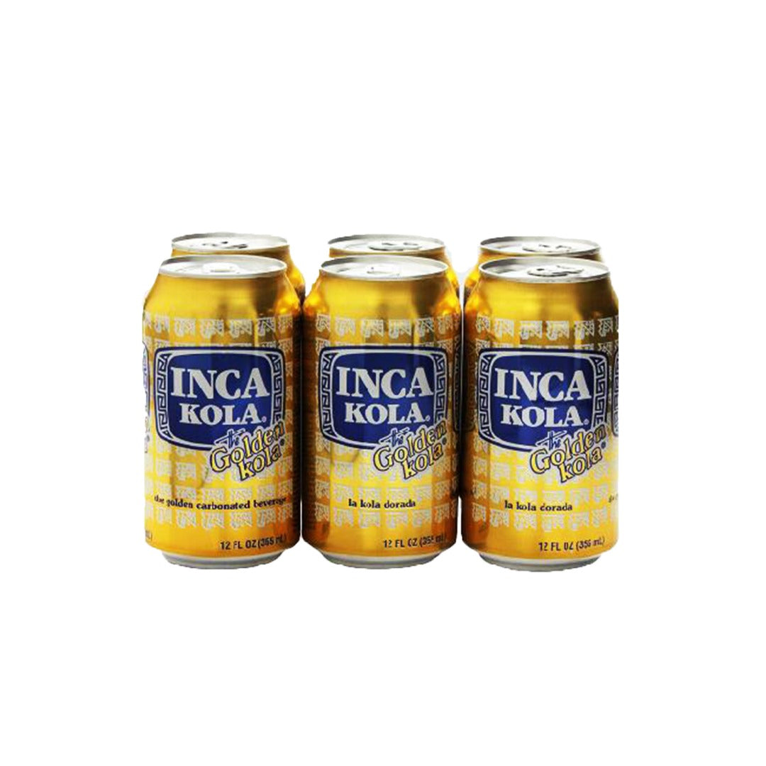 Inca Kola Soda Paquete de 6 latas - 12 oz.