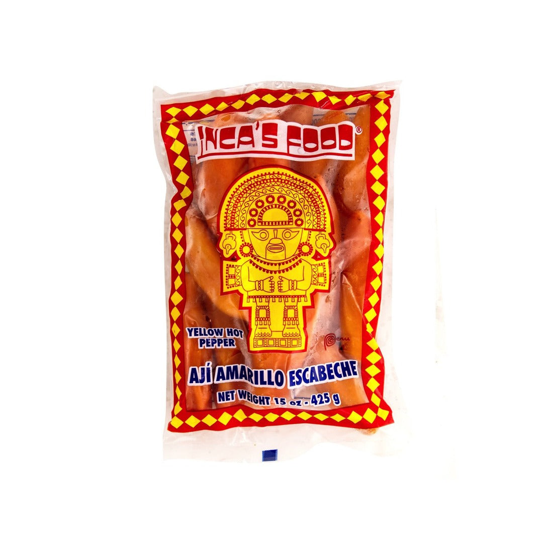 Inca's Food Aji Amarillo Sin Pepa - Pimiento picante amarillo congelado sin semillas 15 oz.