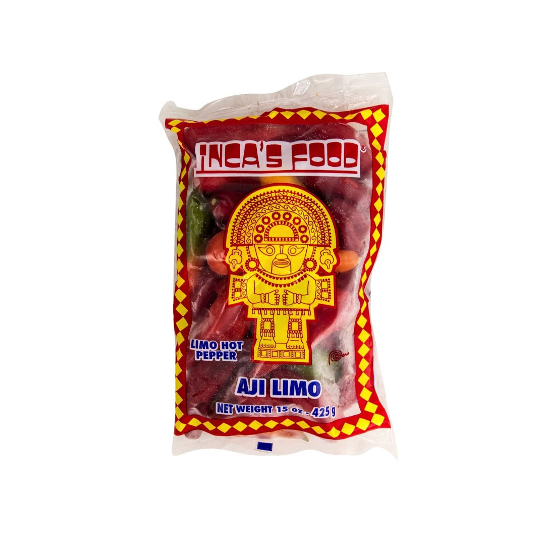 Inca's Food Aji Limo - Frozen Mixed Hot Peppers 15 oz. – Kosmos Peru