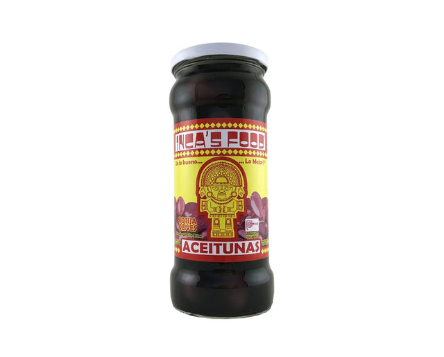 Inca's Food Aceitunas Botija Black Olives 20 oz.