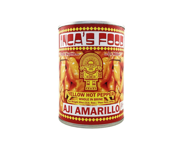 Inca's Food Canned Yellow Hot Pepper 20 oz.