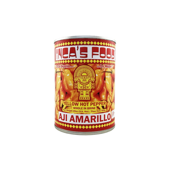 Inca's Food Canned Yellow Hot Pepper 20 oz.