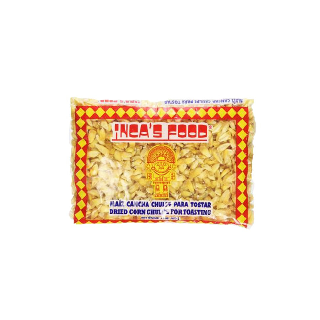 Inca's Food Chulpe de maíz cancha seco para tostar - Maiz Cancha Chulpe 15 oz.