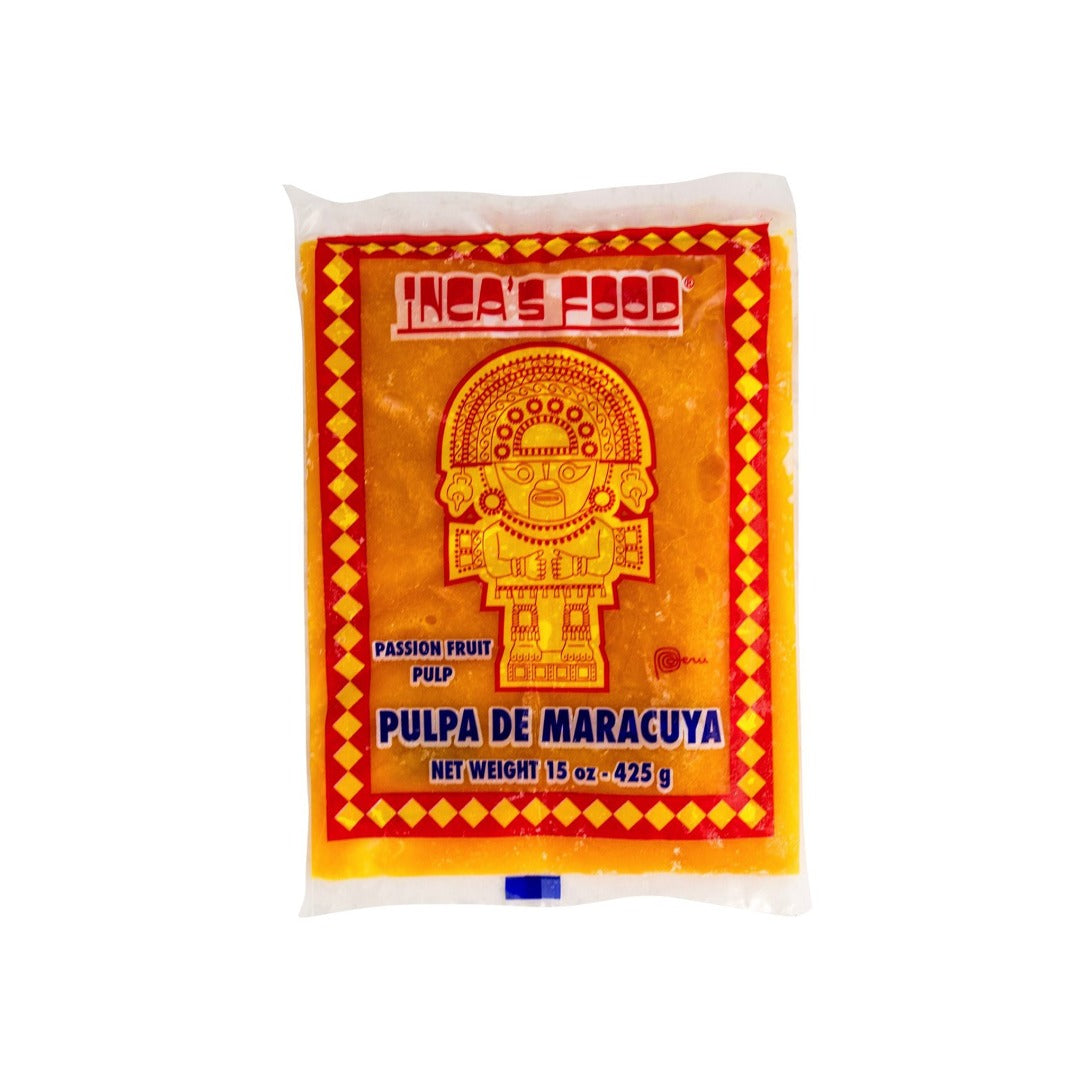 Inca's Food Pulpa De Maracuya - Frozen Passion Fruit Pulp 15 oz
