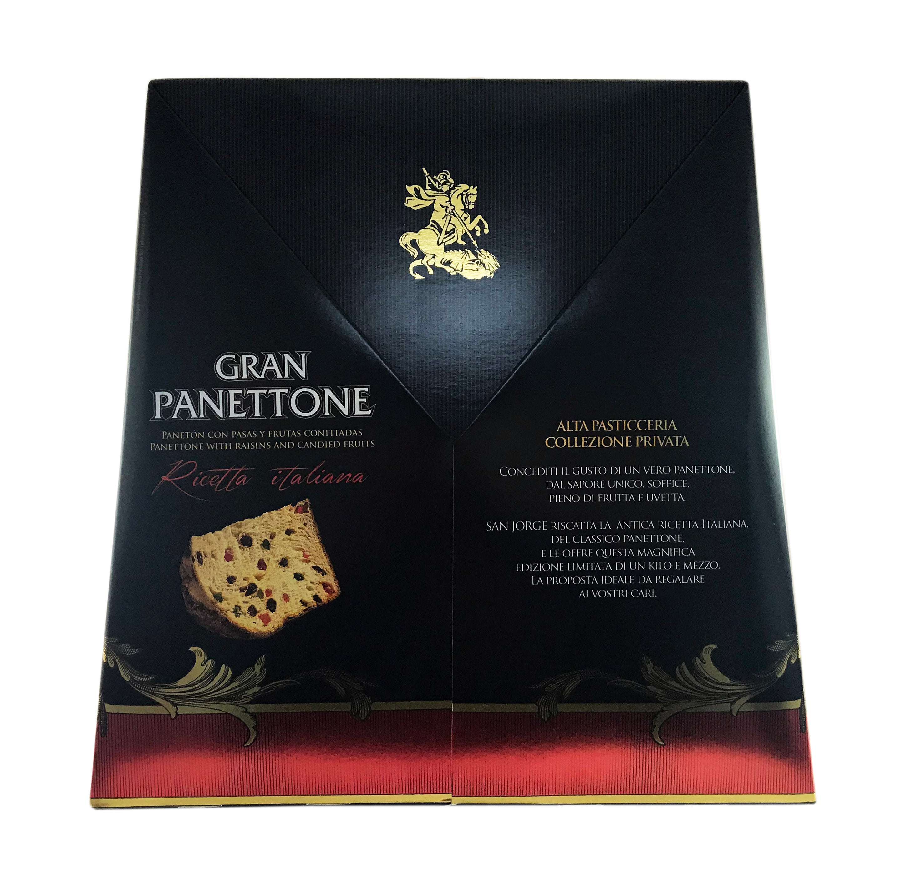 San Jorge Gran Panettone - Importado de Perú - Colección Privada - 3.31 Lb./1.5 Kg.