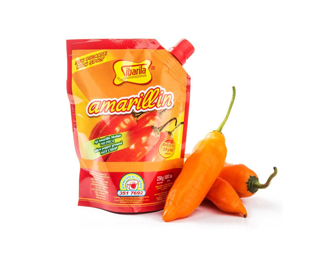 Sibarita Yellow Pepper Ground - Non Spicy - Aji Amarillo - 250 Grams - 8.82 Oz.