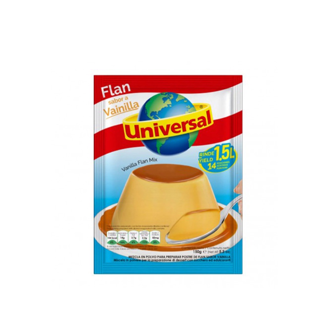 Universal Vanilla Flavored Flan - Flan Sabor a Vainilla 5.3 oz.