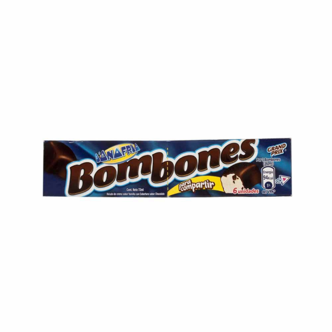 Bombones D'onofrio Bombones x 72 ml.