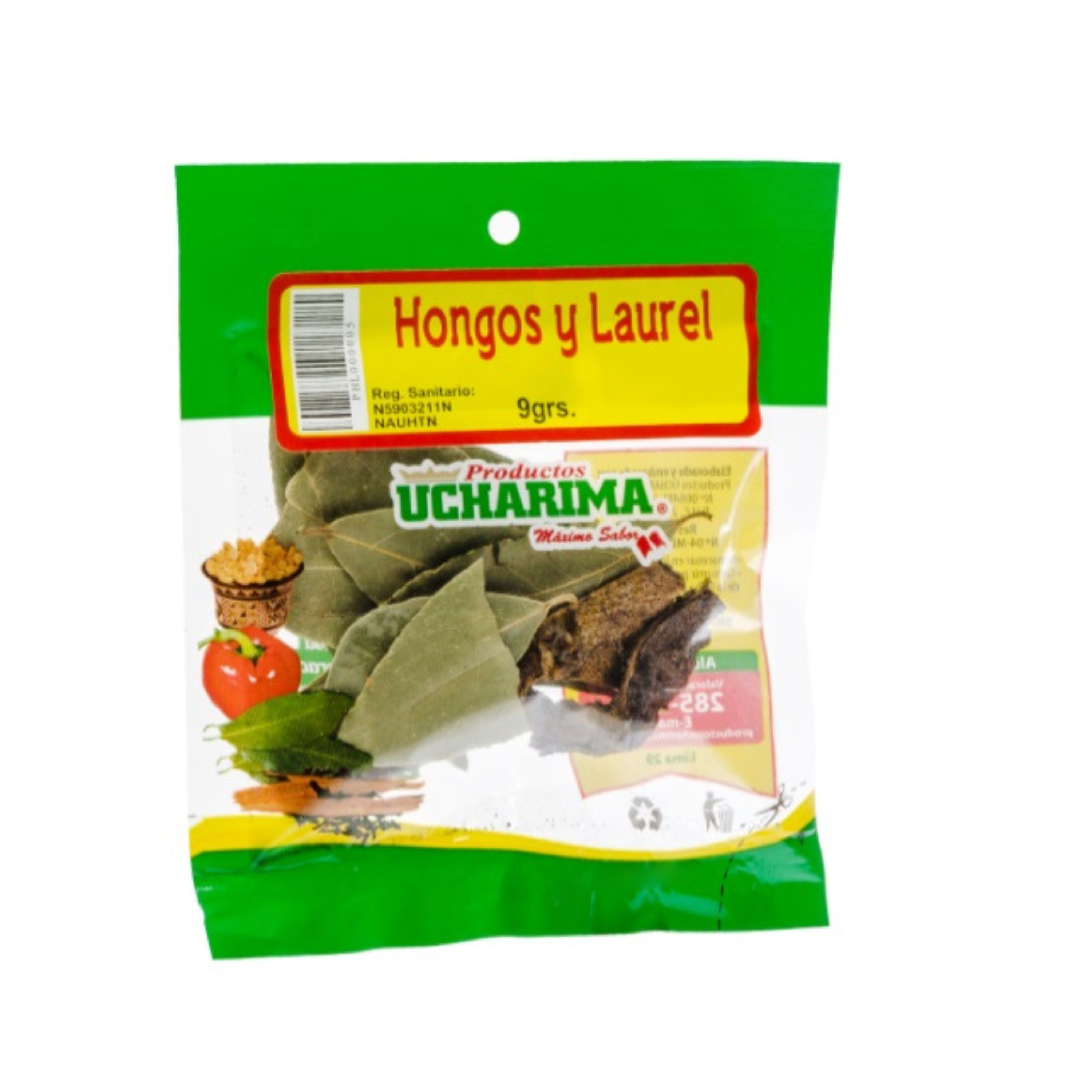 Ucharima Hongos y Laurel x 10 gr.