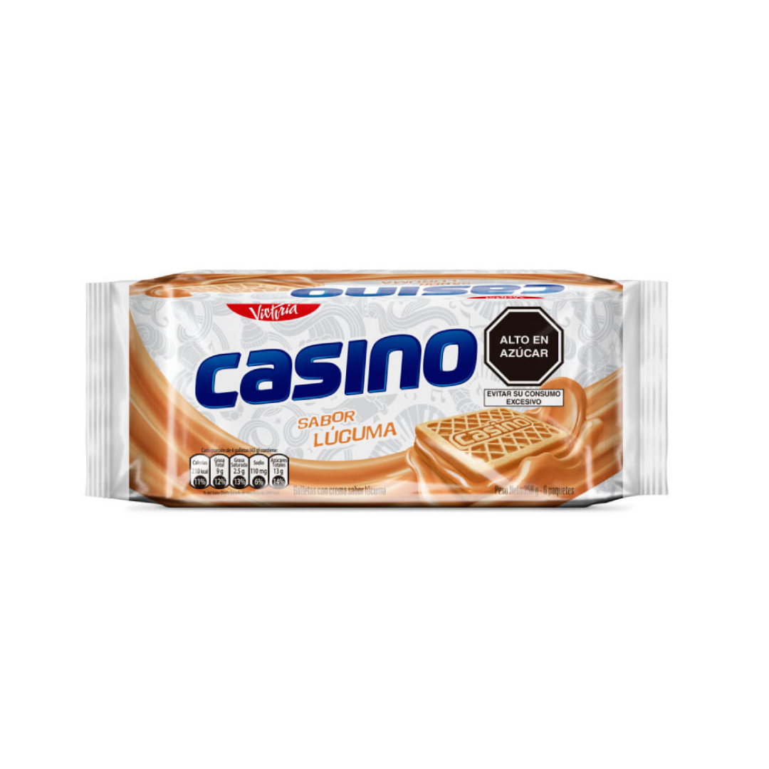 Victoria Casino Cookies - Lucuma - 6 Pack 258 gr.